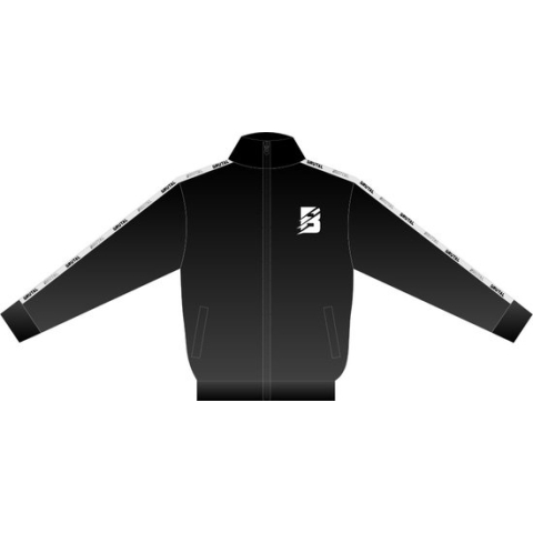 BRUTAL® - Trainingsjack - Zwart - Trainingsjack Heren - Trainingspak Heren - Rits - Maat XXXL - 3XL