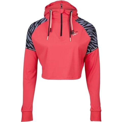 Gorilla Wear Zion Cropped Hoodie - Rood - XL