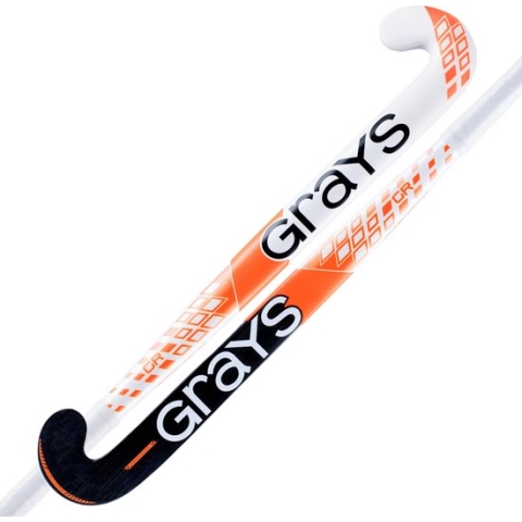 Grays composiet hockeystick GR6000 Probow Sen Stk Wit / Oranje - maat 37.5L