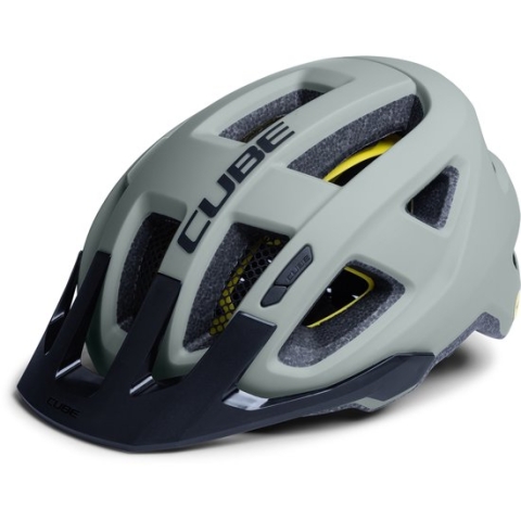 CUBE Fietshelm Fleet - Allround-helm - MIPS - 15 Ventilatiegaten - SNAP 360 fit-systeem - X-Lock-montagesysteem - Verstelbaar - 49-55 cm - S - Grijs