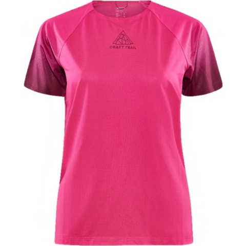 Craft Damesshirt Pro Trail, roze - Maat S -