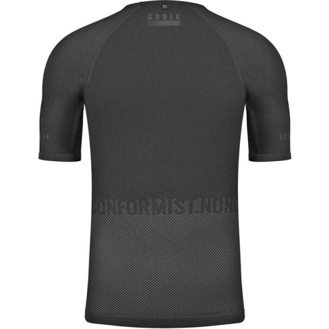Gobik Limber Skin Korte Mouwen Basislaag Grijs M Man