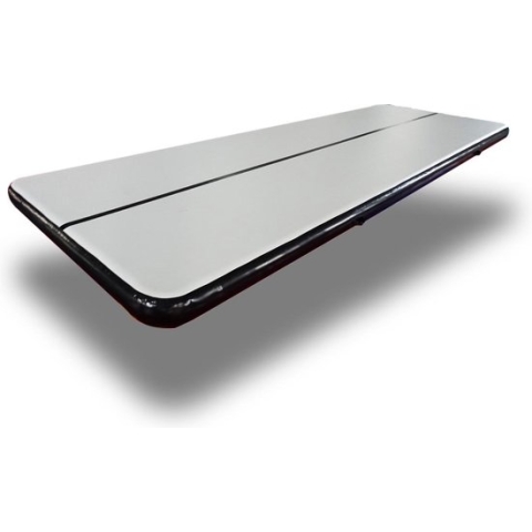 AirTrack Pro - Turnmat - Gymnastiek Zwart| 6 x 2 x 0.20 meter | Sporten & Spelen | Buiten & Binnen | Waterproof | Met elektrische pomp
