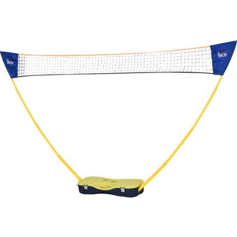 HOMCOM Badmintonnet met standaard Badmintonnet met 4 badmintonrackets, draagbaar A95-006