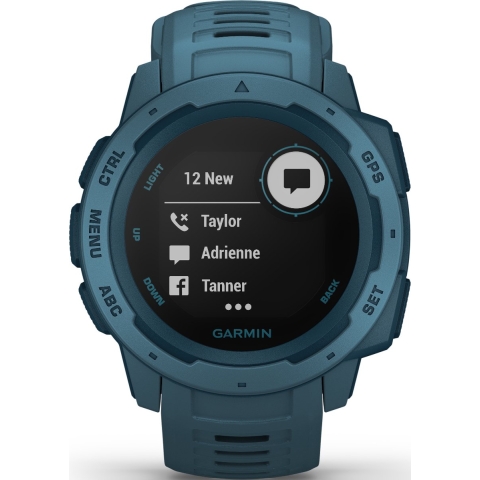 Garmin Instinct - Robuuste multisport smartwatch - Blauw