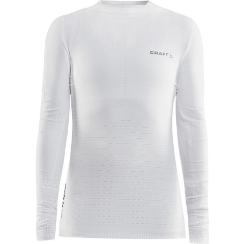 Craft Ctm Cn Dames Ondershirt Met Lange Mouwen Wit