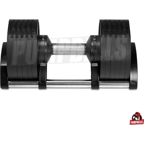 Verstelbare Dumbbell - 2kg t/m 20kg - Professionele halters - 6 Dumbbells in één - Makkelijk instelbaar - Met 2 jaar garantie!