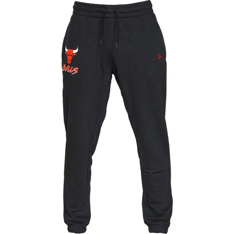 New Era NBA Team Chicago Bulls Logo Jogger 60284784, Mannen, Zwart, Broek, maat: M