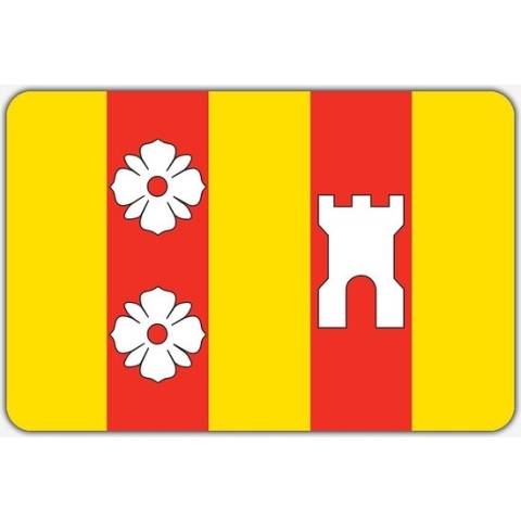 Vlag Rozenburg - 200 x 300 cm - Polyester
