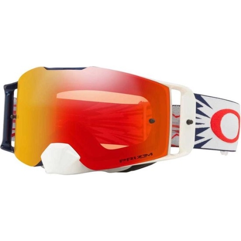 Oakley Front Line MX High Voltage Red Navy/ Prizm Torch - OO7087-18