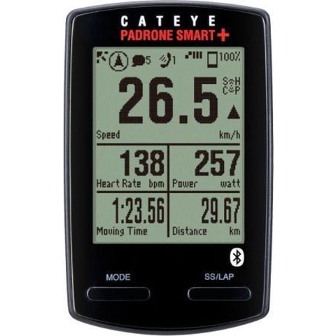 CatEye fietscomputer Padrone Smart+ SC100B Bluetooth zwart