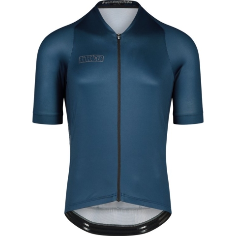 BIORACER Fietsshirt Heren - Fietskledij Metalix Icon - Wielrennen - Blauw XL