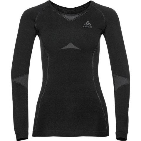 Odlo Performance Evolution Warm Lange Mouwen Basislaag Zwart S Vrouw