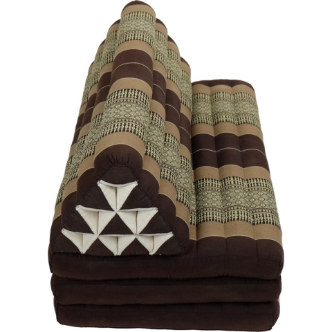 Fine Asianliving Thai Cushion Three-fold 80x190cm Triangle Cushion XXXL 8 Roll Seat Meditatie Mat Matras