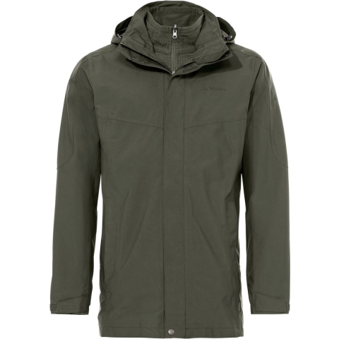 Vaude Men's Idris 3in1 Parka III - Outdoorjas - Heren - Khaki - Maat M