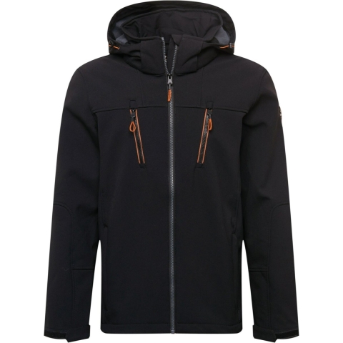 Killtec KOW 163 Men Softshell Jacket - Outdoorjas - Heren - Zwart- Maat L