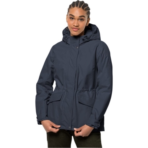 Jack Wolfskin Lake Louise Jacket Women - Outdoorjas - Dames - Blauw - Maat L