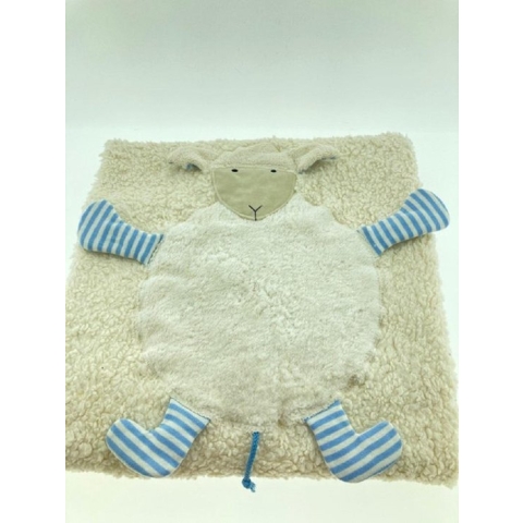 Deken - Wieg - Kinderwagen - Ledikant - Kruipkleed - Biologisch katoen/Pluche/Jersey - 75x100cm - Wasbaar - Vegan