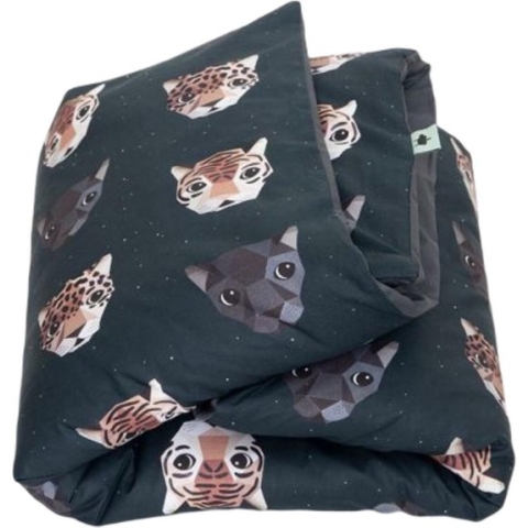 Junior - Studio Ditte Panthera dekbedovertrek donker - junior 120x150cm