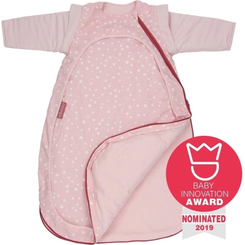 Nooga Slaapzak 4 Seizoenen Cocono 90 cm Pink Dots - 6 - 18 maanden