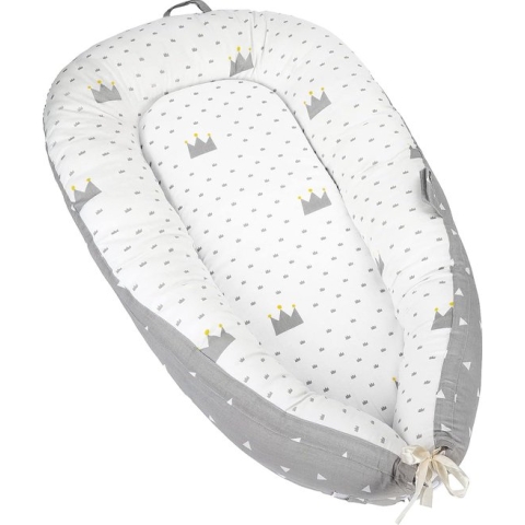 Babynestjes – Draagbaar Babynest Baby Nestje babybedje Sleepy (Kroon)