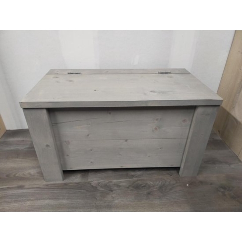 Speelgoedkist ''Middel'' van Grey Wash steigerhout 46x80x44cm