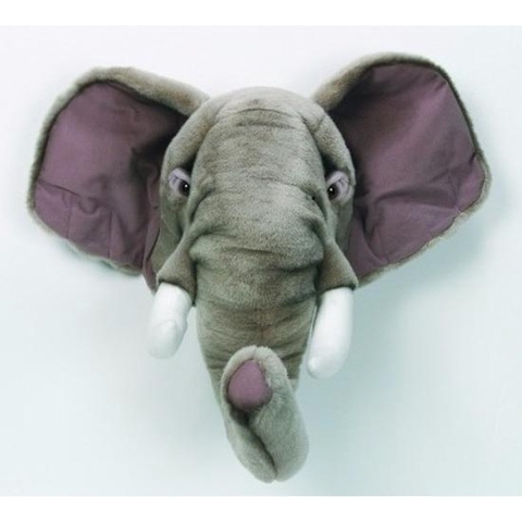 Wild & Soft dierenkop olifant