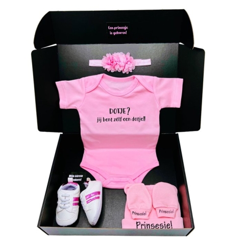 Kraamcadeau - romper - babymuts - kraamcadeau kopen - kan ook rechtstreeks als cadeau worden verstuurd