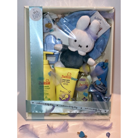 Kraamcadeau Jongen Nijntje - Babygeschenken - babyshower cadeau - kraamcadeau - baby - Zwitsal - kraam cadeau - kraamcadeau geschenkset - Zwitsal pakket - Zwitsal set - baby pakket cadeau - baby kraamcadeau - cadeau baby - baby pakket