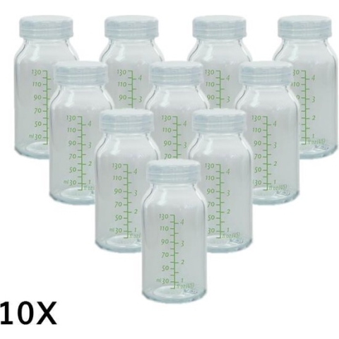 10x Ardo Glazen flesjes 130ml