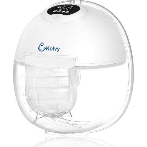 Kolvy® Air Draadloze Elektrische Borstkolf - Intelligente Kolfapparaten - Handsfree Breast Pump - Incl. E-Book Borstvoeding - 4 Modes & 12 Levels - Incl. 3 Maten