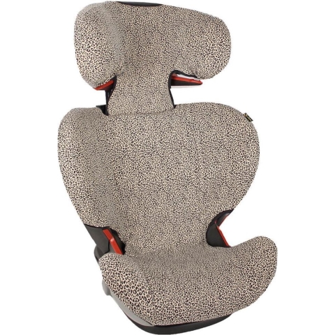 Maxi Cosi Rodifix Hoes - Autostoelhoes Rodifix Zomerhoes - Maxi-Cosi Rodifix Airprotect Hoes - Zacht katoen - Met Waterdichte Voering ter Bescherming van je Autostoel - Perfecte Pasvorm - Zand Luipaard