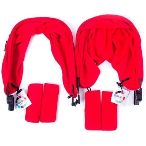 Baby Monsters Zonnekap Kinderwagen Easy Twin Color Pack Rood