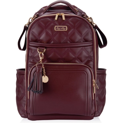 Itzy Ritzy Boss Plus™ - Backpack Luiertas - Monarch - Bordeaux Rood