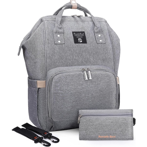Luiertas Rugzak Luiertas Verzorgingstas Multifunctionele Kwalitatieve Verzorgingstas Stijlvol en Duurzaam Baby Rug Tas Grote Capaciteit Reistas voor onderweg (grijs)