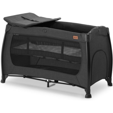 Hauck Combi Reisbedset Play N Relax Center, 120 x 60 cm, Melange Black