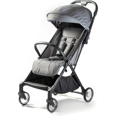 Urban Kanga Wallababy Lichtgewicht Buggy Automatic Fold 5 Kg Licht Grijs