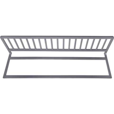Safetots Extra Breed Houten Bedhek Assortiment, Grijs, 38cm Hoog x 140cm Breed, Peuter Bedrek voor Veiligheid, Veilig Kinder Bedhek, Voorgemonteerd, Eenvoudige Installatie