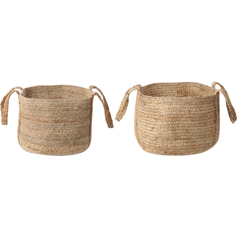 Beliani KORNAK - Mand - Natuurlijk - Jute