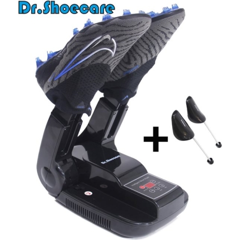 Dr.Shoecare® - Schoenendroger en Schoenverfrisser met ozone - Ozone en droogfunctie - Geurvreters voor schoenen - Schoendroger - zwart