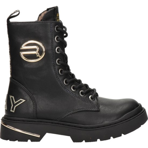Replay Joplin 8 meisjes veterboot - Zwart - Maat 39