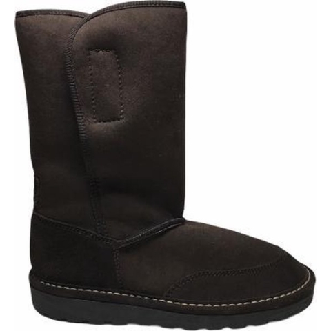 Naturino effen lederen warme korte laarzen uggy 3321 Dk bruin mt 32