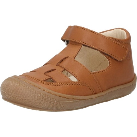 Naturino velcro bumper gesloten lederen sandalen Wad cognac mt 26