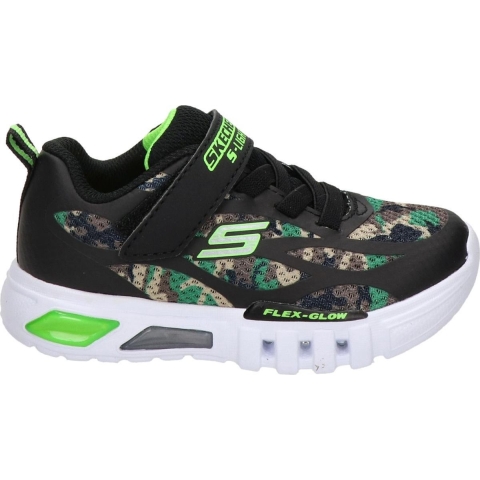 Skechers Camo Rondler Jongens Sneaker - Zwart multi - Maat 22
