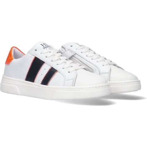 Hip H1610 Lage sneakers - Leren Sneaker - Jongens - Wit - Maat 39