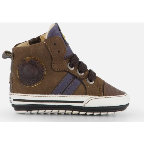Shoesme Babyschoenen groen Leer - Maat 20