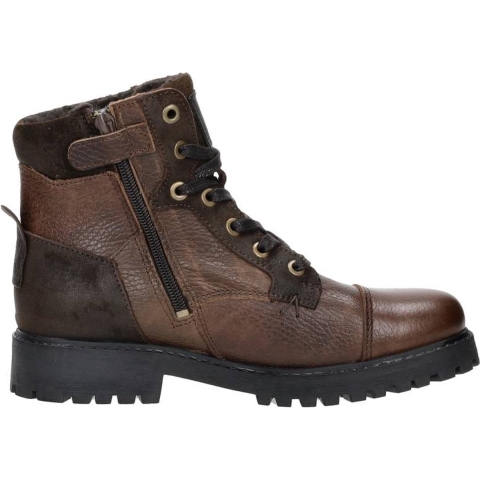 SUB55 Veterschoenen Hoog Veterschoenen Hoog - donkerbruin - Maat 38