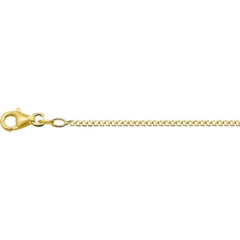 9k Collier Gourmette 4-zijdes Geslepen 1,8 Mm
