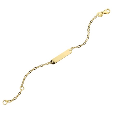 Graveerarmband Plaat 4,0 Mm 11 - 13 Cm