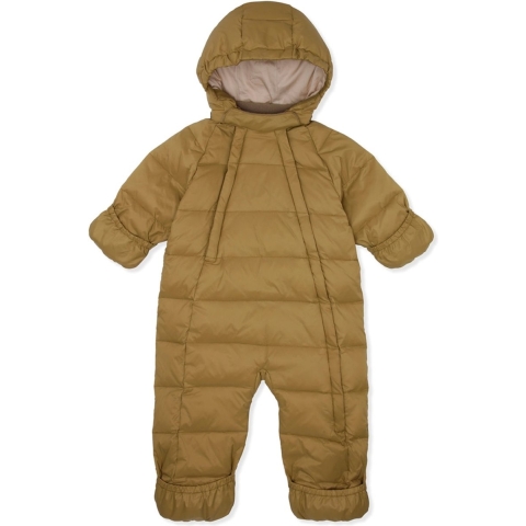 Konges Sløjd - Donzen Baby Onesie - 0-1 Maand - Jassen - Antique Bronze
